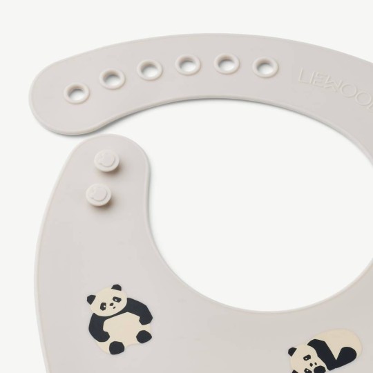 Liewood - Bavaglio in silicone - Confezione da 2 pezzi - Colore Liewood: Panda Play
