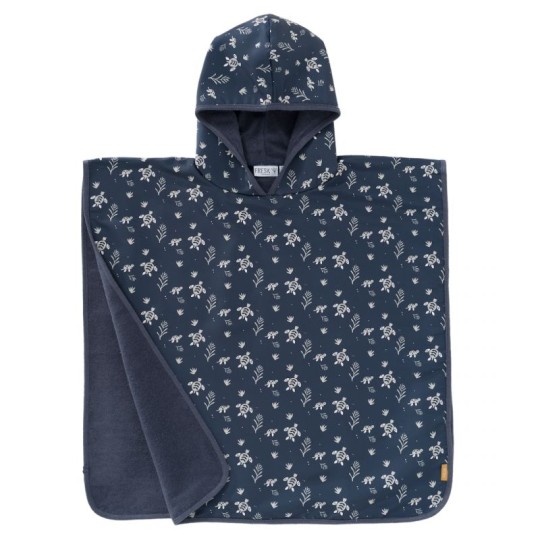Fresk - Poncho da spiaggia - Protezione UPF 50+ - Disegno Fresk: Turtle