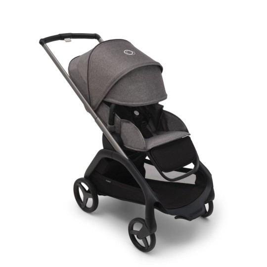 Bugaboo - Passeggino Dragonfly - Il passeggino da città del futuro - Colori Bugaboo: Graphite/Grey Melange