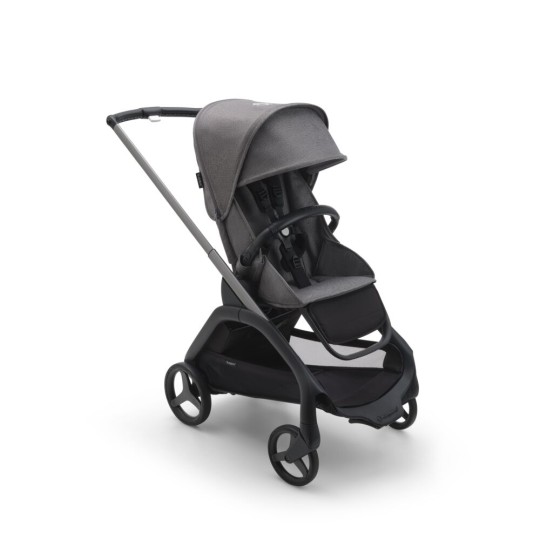 Bugaboo - Passeggino Dragonfly - Il passeggino da città del futuro - Colori Bugaboo: Graphite/Grey Melange