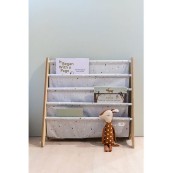 3 Sprouts - Libreria Frontale Montessoriana. Acquistala online sul nostro e-shop! - Disegno: Terrazzo grigio chiaro