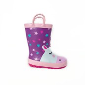 Mr.Tiggle  - Stivale da pioggia Unicorno Stellato - Taglia Scarpe: 27