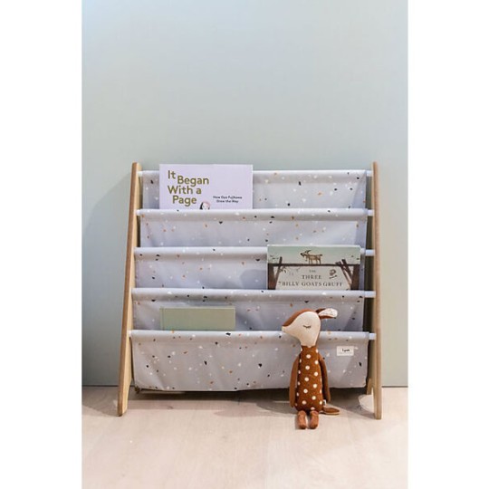 3 Sprouts - Libreria Frontale Montessoriana. Acquistala online sul nostro e-shop! - Disegno: Terrazzo grigio chiaro