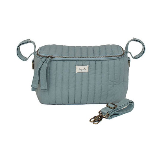 3Sprouts - Borsa Portaoggetti per Passeggino - Tessuto Trapuntato - Versioni 3 Sprouts: Verde