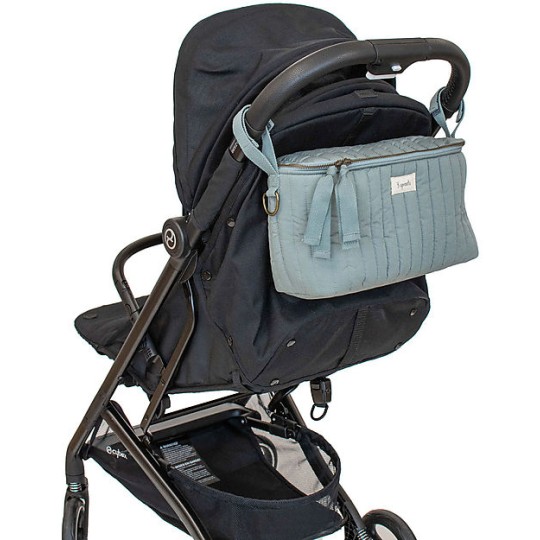 3Sprouts - Borsa Portaoggetti per Passeggino - Tessuto Trapuntato - Versioni 3 Sprouts: Verde
