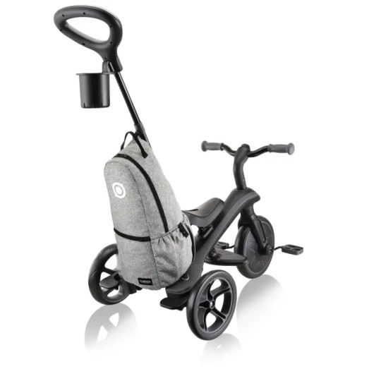 Globber - Explorer Trike 4in1 - da triciclo a balance bike - Colore: Deluxe Grey