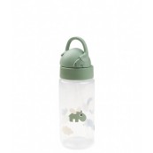 Done by Deer - Borraccia Antigoccia con cannuccia - Lavabile in lavastoviglie - Colore: Happy clouds verde