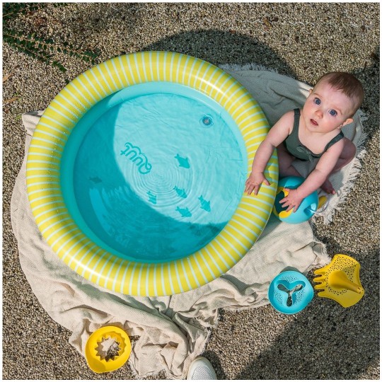 Quut - Piscina gonfiabile Dippy Small 80cm - Colore: Banana Blue