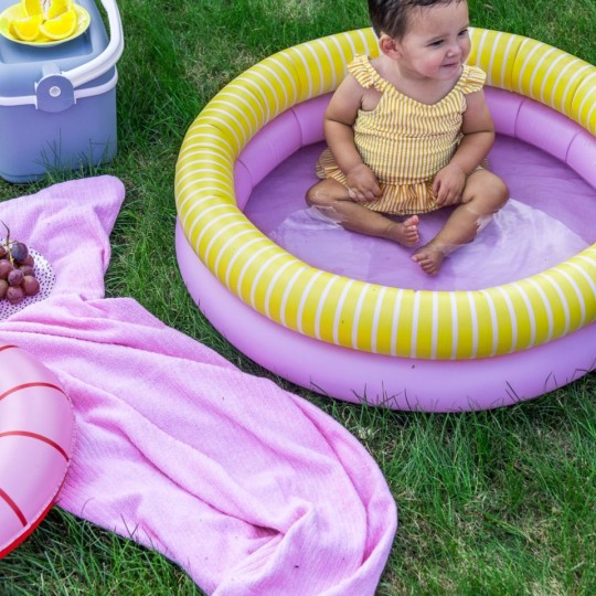 Quut - Piscina gonfiabile Dippy Small 80cm - Colore: Banana Pink
