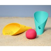 Quut - Cuppi Paletta e Setaccio 3in1 - Colore: Banana Blue