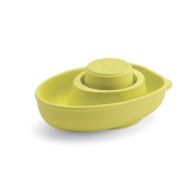 Plan Toys - Barchetta trasformabile in gomma - Ecosostenibile - Colore: Pastel Green