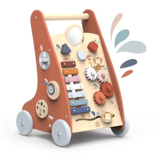 Speedy Monkey - Carrello primi passi multiattività - Dai 12 mesi