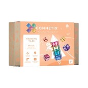 Connetix - 40 Pezzi Square Pack - Pastello - 100% Plastica ABS Atossica