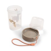 Done By Deer - Contenitori Snack con due Scomparti - L - Versioni Done By Deer: Sabbia