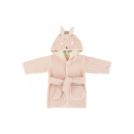 Trixie - Accappatoio Mr. Rabbit - Spugna di cotone bio - Taglie Trixie: 3-4 Anni