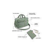 Done By Deer - Borsa Cambio con Fasciatoio - Trapuntata - Versioni Done By Deer: Verde