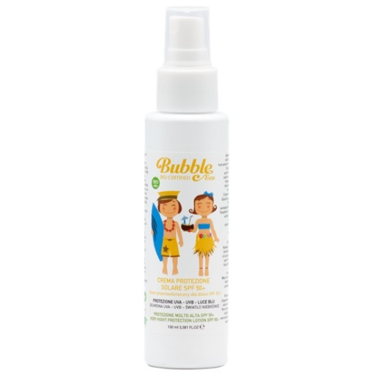 Bubble&co - Crema solare protezione 50+ - 100 ml