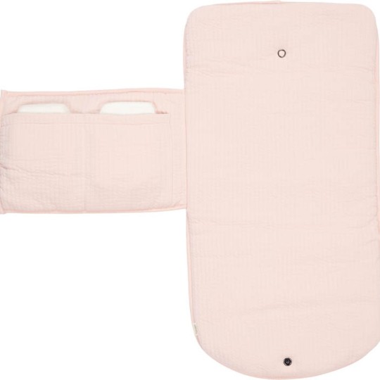 Little Dutch - Fasciatoio portatile - 100% Cotone - Colori Little Dutch: Pure Soft Pink