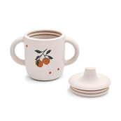 Liewood - Tazza Sippy con Beccuccio e Manici Neil Cup - 150 ml - Colore Liewood: Peach sandy