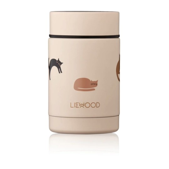 Liewood - Thermos Pappa 250 ml - Colore Liewood: Miauw / Apple Blossom