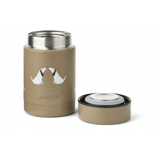 Liewood - Thermos Pappa 250 ml - Colore Liewood: Dog / Oat Mix