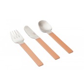 Liewood - Set di posate in acciaio inox Colin - Colore Liewood: Tuscany Rose