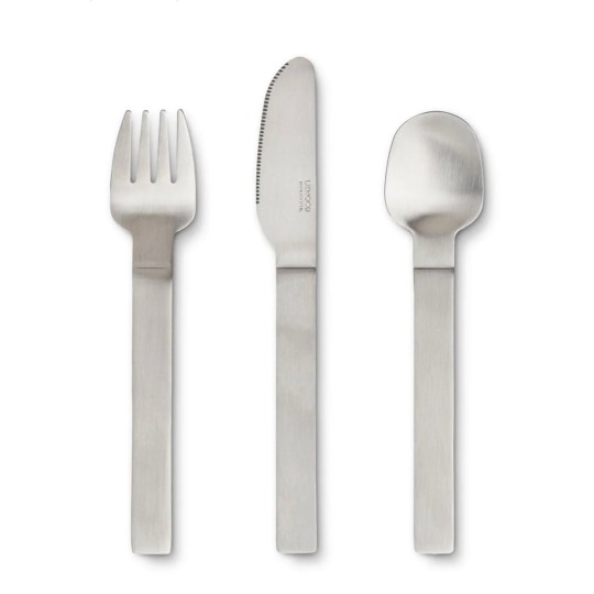 Liewood - Set di posate in acciaio inox Colin - Colore Liewood: Steel
