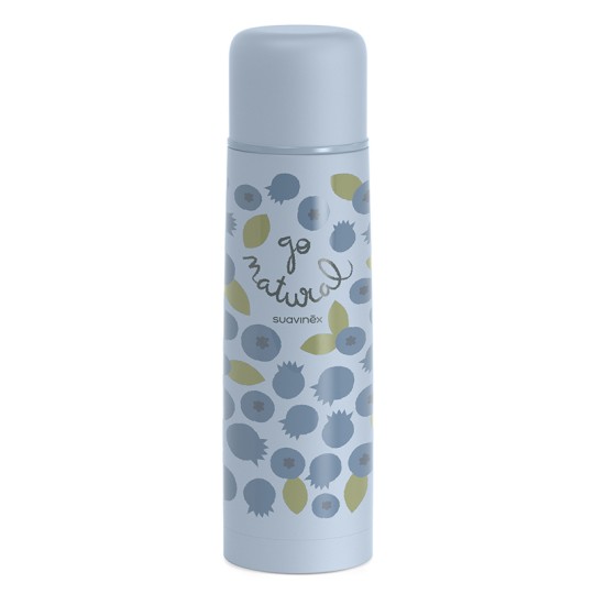 Suavinex - Thermos liquidi Go Natural 500ml - Colori Suavinex: Mirtillo