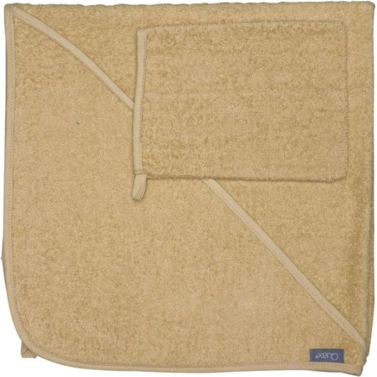 Quax - Accappatoio a triangolo 75x75cm - 100% Spugna - Versioni Quax: Ginger