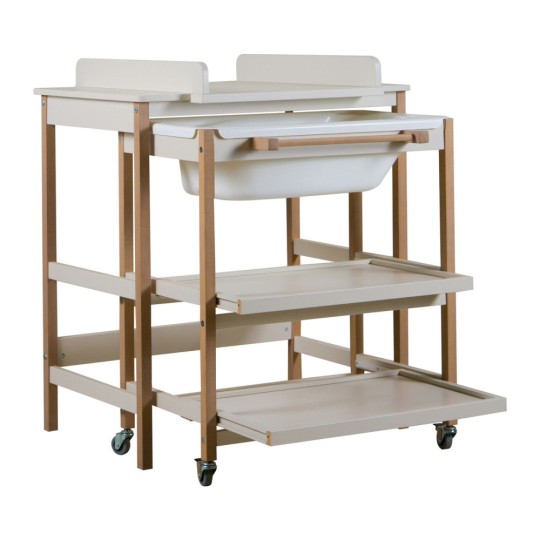 Quax - Mobile fasciatoio con vaschetta - 82x55x91 cm - Versioni Quax: Clay