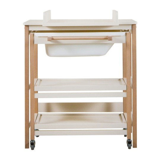 Quax - Mobile fasciatoio con vaschetta - 82x55x91 cm - Versioni Quax: Clay