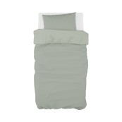 Dili Best - Copripiumino con federa per letto Natural - 100×135cm - Colore: Verde Vintage