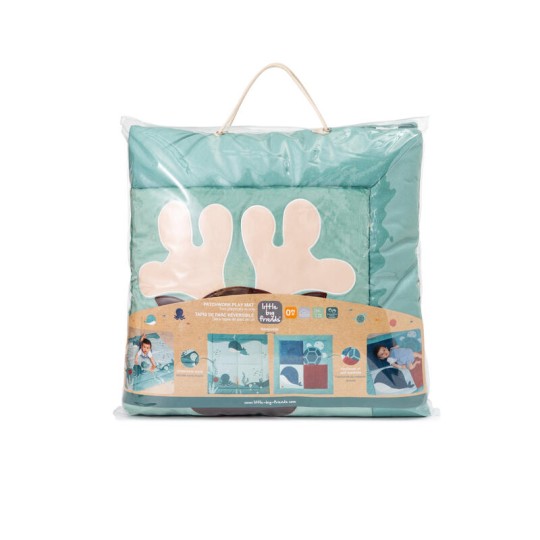 Little Big Friends - Tappeto gioco morbido e reversibile