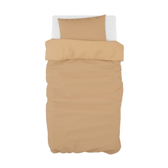 Dili Best - Copripiumino con federa per letto Natural - 100×135cm - Colore: Caramello