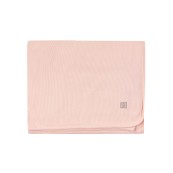 Dili best - Coperta clinica double - Cotone organico rigato - Colore: Rosa