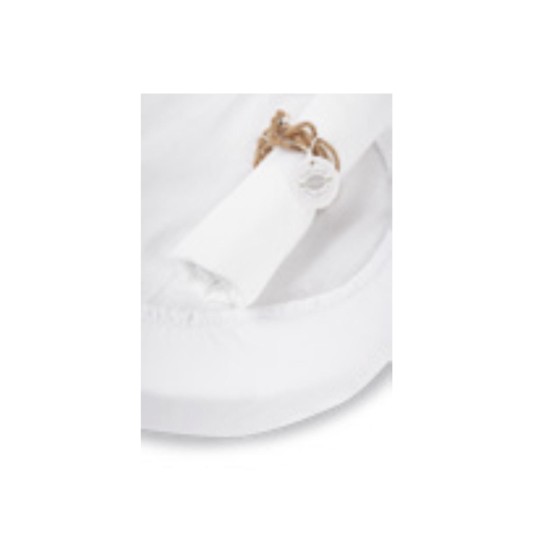Dili Best - Copri materasso Letto Natural - 60x125 cm - Colore: Bianco Bamboo