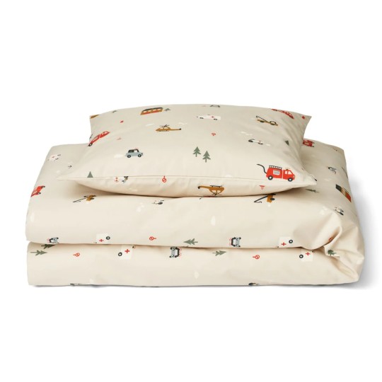 Liewood - Set Copripiumino e federa Carl - 140x200 cm - 100% Cotone Biologico
