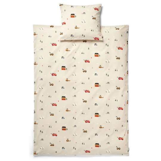 Liewood - Set Copripiumino e federa Carl - 140x200 cm - 100% Cotone Biologico