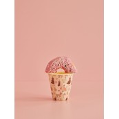 Rice - Bicchiere piccolo in melamina - Colore Rice: Rose party animal