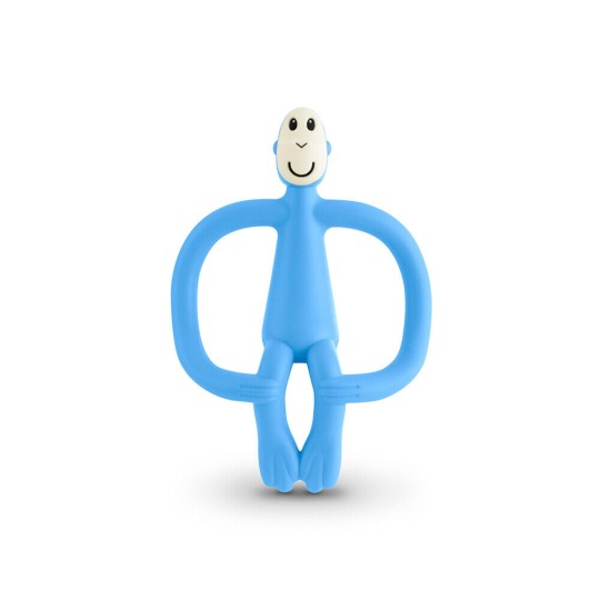 Matchstick Monkey - Massaggiagengive scimietta in silicone - Colore: Azzurro