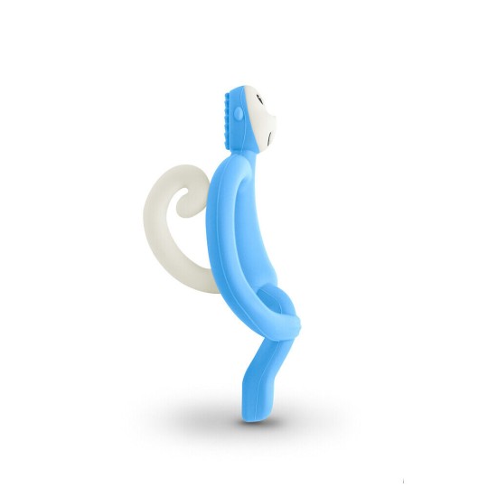 Matchstick Monkey - Massaggiagengive scimietta in silicone - Colore: Azzurro