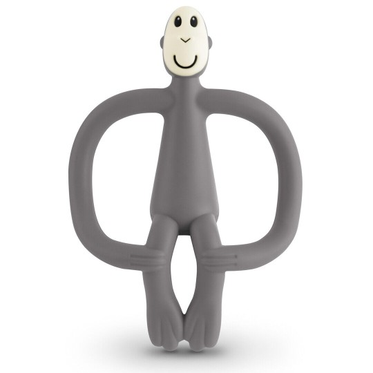 Matchstick Monkey - Massaggiagengive scimietta in silicone - Colore: Grigio