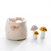 Gloop - Cesta portaoggetti 100% Cotone biologico - Colori Gloop: Mushrooms