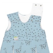 Baby Nest - Sacco Nanna PrimaClima Tog 2.5 (80cm) - Colori Baby Nest: Giraffe Blue Pearl