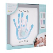 Pearhead - Cornice fotoricordo personalizzabile con impronte di tutta la famiglia
