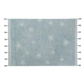 Lorena Canals - Washable Rug hippy Stars Nude Vintage 120x75 - Versioni Lorena Canals: Blue