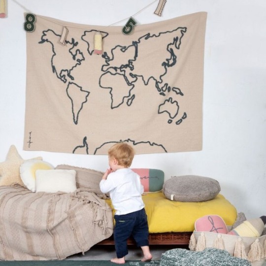 Lorena Canals - Wall Hanging Canvas Map - Decorazione murale per bambini