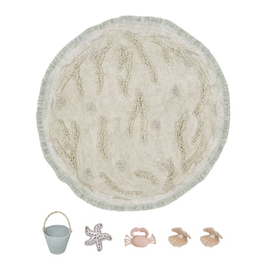 Lorena Canals - Tappeto lavabile Island Play - Ø 120cm
