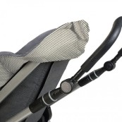 Baby Nest - Sacco per passeggino Mucki Donny Fashion - Colori Baby Nest: Sand Grey