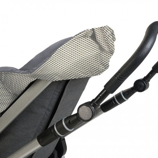 Baby Nest - Sacco per passeggino Mucki Donny Fashion - Colori Baby Nest: Sand Grey